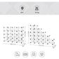 SONGMICS 15 Slot Storage Shelf Customizable Design Rectangular Storage Organiser White