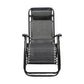 KILIROO Reclining Sun Beach Deck Lounge Chair Outdoor Folding Camp Rest Black