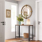 VASAGLE Console Table Rustic Brown and Black