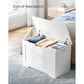 VASAGLE Storage Bench White