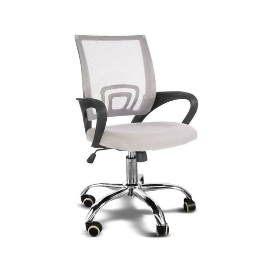 EKKIO Ergonomic Office Chair with Breathable Mesh Design and Lumbar Back Support (Grey)