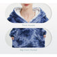 GOMINIMO Hoodie Blanket Adult Tie-Dyed Blue