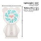 GOMINIMO HandHeld Fan (White)