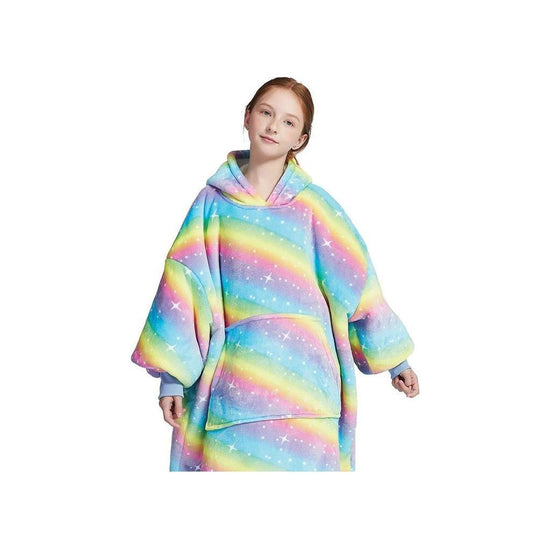 GOMINIMO Hoodie Blanket Kids Rainbow