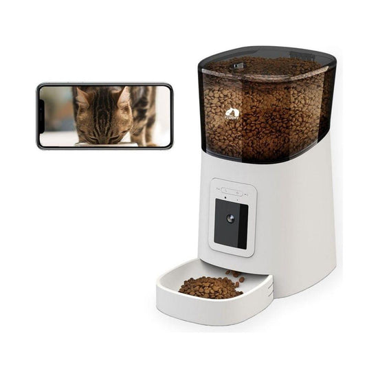 Floofi Automatic Smart Pet Feeder 6L - White