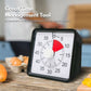 GOMINIMO 60 Minutes Visual Timer Mechanical Reminder Alarm Clock Kitchen Baking