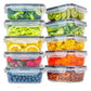 GOMINIMO 10 Pack Rectangular Airtight Food Storage Container