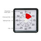 GOMINIMO 60 Minutes Visual Timer Mechanical Reminder Alarm Clock Kitchen Baking