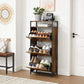 VASAGLE Shoe Cabinet 3 Tier with Shelf