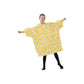 GOMINIMO Hoodie Blanket (Kids Cat yellow)