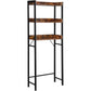 VASAGLE 3-Tier Bathroom Storage Shelf Over Toilet Organizer Rustic Brown and Black