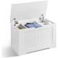 VASAGLE Storage Bench White