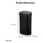 MIRAKLASS Sensor Bin 60L Black Oval