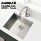 AMIRRA Kitchen Stainless Steel Sink 440mm x 440mm (Silver) AMR-KS-100-LH