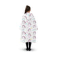 GOMINIMO Hoodie Blanket (Kids Unicorn white)