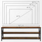 VASAGLE 147cm Entertainment Unit with Shelves