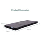 GOMINIMO 3 Fold Folding Mattress Single Dark Grey