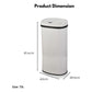 MIRAKLASS Sensor Bin 70L White Oval