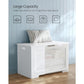 VASAGLE Storage Bench White