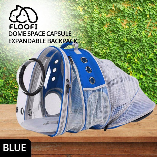 Floofi Expandable Space Capsule Backpack - Model 2 (Blue)