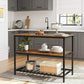 VASAGLE Kitchen Shelf with Large Worktop