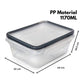 GOMINIMO 10 Pack Rectangular Airtight Food Storage Container