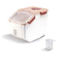 Gominimo Airtight Food Rice Grain Storage Container Pantry Organiser Box Coffee