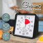 GOMINIMO 60 Minutes Visual Timer Mechanical Reminder Alarm Clock Kitchen Baking