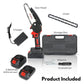 RYNOMATE Mini Handheld 6 Inch Cordless Electric Chainsaw