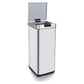 MIRAKLASS Sensor Bin 50L Narrow Silver Square