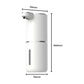 GOMINIMO Automatic Liquid Soap Dispenser with Adjustable Liquid White