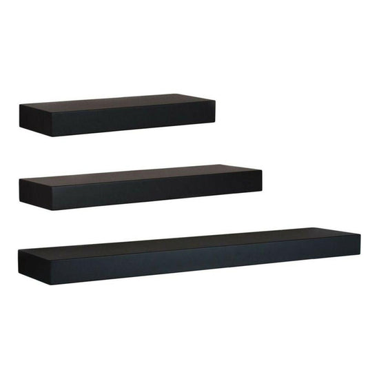 EKKIO Floating Shelf Set of 3 Black