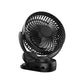 GOMINIMO 10000mAh Rechargeable Clip on Fan with Hook and LED Light