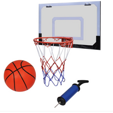 Indoor Mini Basketball Hoop Ring Backboard Kit Door Mounted Mount Kid Set