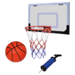 Indoor Mini Basketball Hoop Ring Backboard Kit Door Mounted Mount Kid Set