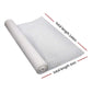 Instahut 3.66x10m 50% UV Shade Cloth Shadecloth Sail Garden Mesh Roll Outdoor White - Magdasmall