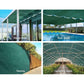 Instahut 50%UV Shade Cloth Shadecloth Sail Garden Mesh Roll Outdoor 3.66x10m GR - Magdasmall