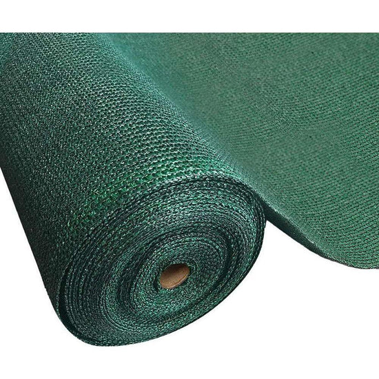 Instahut 50% UV Sun Shade Cloth Shadecloth Sail Roll Mesh Garden Outdoor 1.83x30m Green - Magdasmall