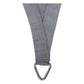Instahut Shade Sail 6x6x6m Triangle 280GSM 98% Grey Shade Cloth