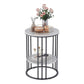 Interior Ave - Cleo Black Two Shelf Stone Side Table