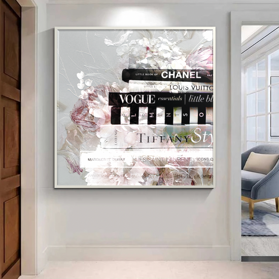 Interior Ave - Fashion Lectures  - 75cm x 75cm Canvas Artwork - Magdasmall