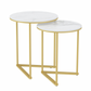 Interior Ave - Nala Gold Nested Side Table Set