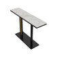 Interior Ave - Pandora Stone Marble Console - Marble & Black