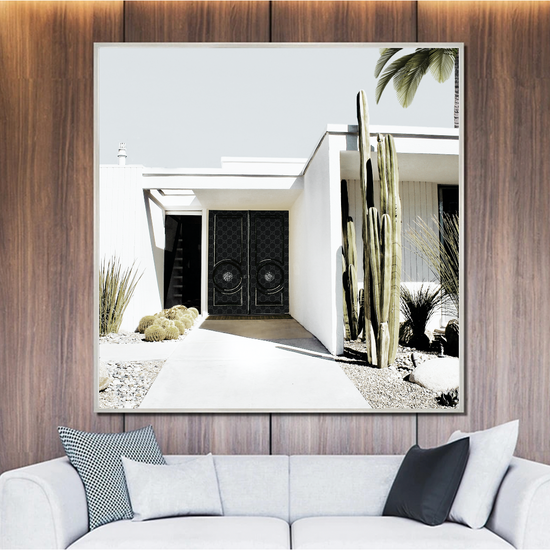 Interior Ave - Resident G - 75cm x 75cm Canvas Artwork - Magdasmall