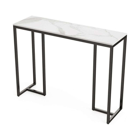 Interior Ave - Stone Marble Console - Marble & Black