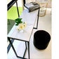 Interior Ave - Stone Marble Console - Marble &amp; Black