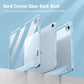 iPad 10th Case 10.9 Inch 2022 with Pencil Holder, Smart iPad Clear Case with Soft TPU Auto Wake Sleep Sky Blue