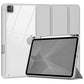 iPad Pro 11 Inch 2020-2022 Soft Tpu Smart Premium Case Auto Sleep Wake Stand Clear Cover Pencil holder Grey