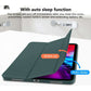 iPad Pro 11 Inch 2020 Soft Tpu Smart Premium Case Auto Sleep Wake Stand Cover Pencil holder Dark Green