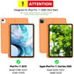 iPad Pro 11 Inch 2020 Soft Tpu Smart Premium Case Auto Sleep Wake Stand Cover Pencil holder Orange